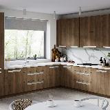 Профиль-ручка крепление саморезами алюминий матовый (анод), L-3000мм Профиль-ручка крепление саморезами алюминий матовый (анод), L-3000мм