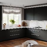 Профиль-ручка 600мм крепление саморезами нерж. сталь (анод)