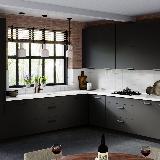 Профиль-ручка L=1400мм черный матовый Профиль-ручка L=1400мм черный матовый