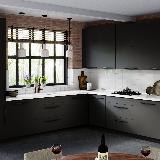 APRO Ручка-скоба 352мм черный матовый