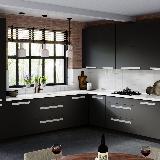 Профиль-ручка крепление саморезами алюминий матовый (анод), L-3000мм Профиль-ручка крепление саморезами алюминий матовый (анод), L-3000мм