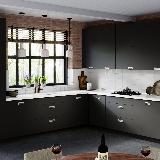 Ручка-раковина 128мм никель матовый Ручка-раковина 128мм никель матовый