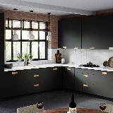 Ручка-раковина 32мм золото матовое