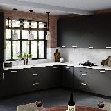 Ручка-скоба 160мм никель матовый Ручка-скоба 160мм никель матовый