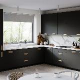 Профиль-ручка L=180мм золото матовое Профиль-ручка L=180мм золото матовое