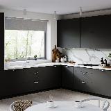 Профиль-ручка 96мм (L=124мм) крепление саморезами белый матовый (краска RAL 9003) Профиль-ручка 96мм (L=124мм) крепление саморезами белый матовый (краска RAL 9003)