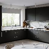 Ручка-скоба 832мм L=972мм, белый матовый Ручка-скоба 832мм L=972мм, белый матовый