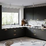 Ручка-раковина 160мм золото матовое Ручка-раковина 160мм золото матовое