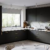 Ручка-кнопка золото матовое Милан Ручка-кнопка золото матовое Милан