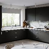 Профиль-ручка 128мм алюминий матовый Профиль-ручка 128мм алюминий матовый