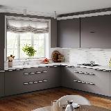 Профиль-ручка 32мм (L=60мм) крепление саморезами белый матовый (краска RAL 9003) Профиль-ручка 32мм (L=60мм) крепление саморезами белый матовый (краска RAL 9003)