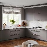 Профиль-ручка L=896мм крепление саморезами золото матовое (краска) Профиль-ручка L=896мм крепление саморезами золото матовое (краска)