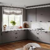 Ручка-кнопка 16мм черный матовый