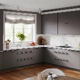 Профиль-ручка крепление саморезами алюминий матовый (анод), L-3000мм Профиль-ручка крепление саморезами алюминий матовый (анод), L-3000мм