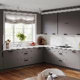 Профиль-ручка 1152мм (L=1400мм) черный матовый (краска RAL9005)