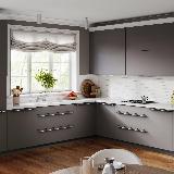 Профиль-ручка 200мм крепление саморезами алюминий полированный (анод)