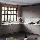 Ручка-скоба 160мм медь бурая