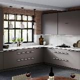 Профиль-ручка 32мм (L=60мм) крепление саморезами белый матовый (краска RAL 9003) Профиль-ручка 32мм (L=60мм) крепление саморезами белый матовый (краска RAL 9003)