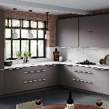 Профиль-ручка L=896мм крепление саморезами белый матовый (краска RAL 9003) Профиль-ручка L=896мм крепление саморезами белый матовый (краска RAL 9003)