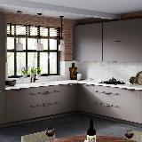 Профиль-ручка 596мм крепление саморезами золото матовое