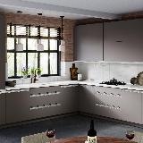 Профиль-ручка врезная для фасада 18мм, алюминий матовый (анод), L-3000мм