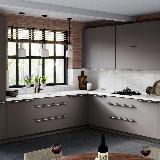 Профиль-ручка 200мм крепление саморезами алюминий полированный (анод)