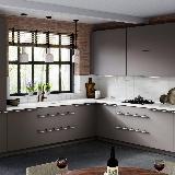 Профиль-ручка крепление саморезами алюминий матовый (анод), L-3000мм Профиль-ручка крепление саморезами алюминий матовый (анод), L-3000мм