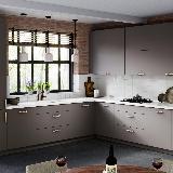 Ручка-скоба 128мм cлоновая кость/золото винтаж