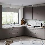 Ручка-раковина 96мм черный матовый Ручка-раковина 96мм черный матовый