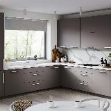 Ручка-скоба 832мм L=972мм, белый матовый Ручка-скоба 832мм L=972мм, белый матовый