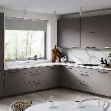 APRO Ручка-скоба 352мм графит APRO Ручка-скоба 352мм графит