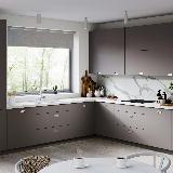 Ручка-раковина 96мм никель матовый Ручка-раковина 96мм никель матовый