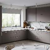 Ручка-скоба 160мм белый матовый Ручка-скоба 160мм белый матовый