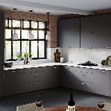 Ручка-кнопка серебро Венецианское