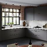 Профиль-ручка 896мм крепление саморезами золото матовое