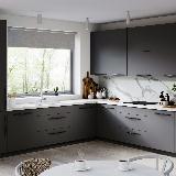 APRO Ручка-скоба 352мм черный матовый APRO Ручка-скоба 352мм черный матовый