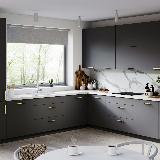 Профиль-ручка L=1400мм золото матовое