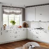 Ручка-скоба 160мм белый матовый