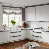 Профиль-ручка 32мм (L=60мм) крепление саморезами черный матовый (краска RAL 9005) Профиль-ручка 32мм (L=60мм) крепление саморезами черный матовый (краска RAL 9005)