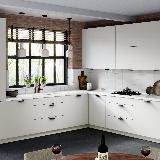 Профиль-ручка крепление саморезами черный матовый (краска RAL 9005), L-3000мм