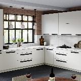 Профиль-ручка крепление саморезами черный матовый (анод), L-3000мм