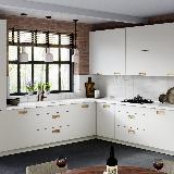 Ручка-раковина 32мм золото матовое