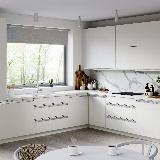 Профиль-ручка врезная для фасада 18мм, алюминий матовый (анод), L-3000мм