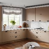 Ручка-раковина 128мм черный матовый