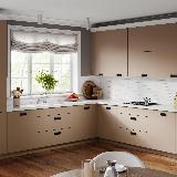 Ручка-раковина 128мм черный матовый