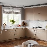 Ручка-скоба 160мм белый матовый