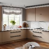 Профиль-ручка 192мм (L=220мм) крепление саморезами черный матовый (краска RAL 9005) Профиль-ручка 192мм (L=220мм) крепление саморезами черный матовый (краска RAL 9005)