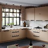 Профиль-ручка крепление саморезами черный матовый (анод), L-3000мм