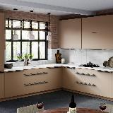 Профиль-ручка 600мм крепление саморезами графит (краска)