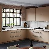 Профиль-ручка 200мм крепление саморезами золото матовое (анод)